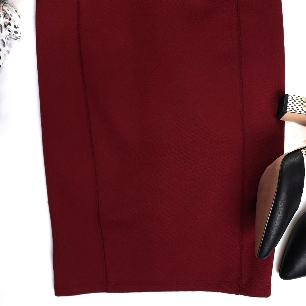 Zara Collection Body Contour Red Dress Sz S - Picture 14 of 16